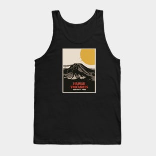 Hawaii Volcanoes National Park Travel Poster Tank Top